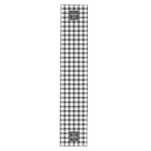 Gemiddelde Rustic Buffalo Controles Monogram Naam Medium Tafelloper (Voorkant)