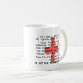 Gemiddelde schenkingen voor verpleegkundigen koffiemok (Voorkant rechts)