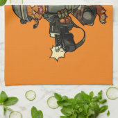 Gemiddelde Sci-fi-Cartoon van Pistool voor het ont Theedoek (Gevouwen)