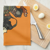 Gemiddelde Sci-fi-Cartoon van Pistool voor het ont Theedoek (Quarter Fold)