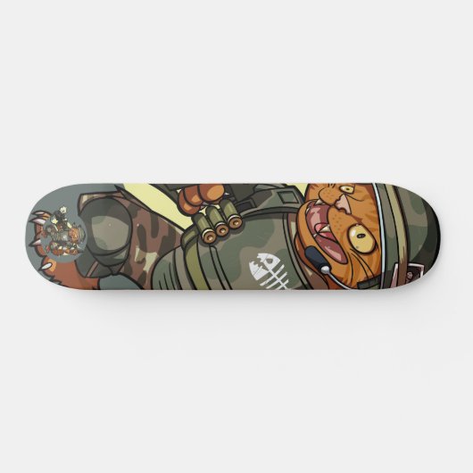 Gemiddelde Sci-fi Marine Firding Pistool Ginger Ca Persoonlijk Skateboard (Horizontaal)