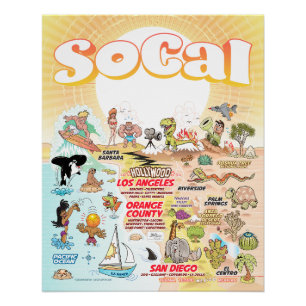 Gemiddelde SoCal Perfect Poster