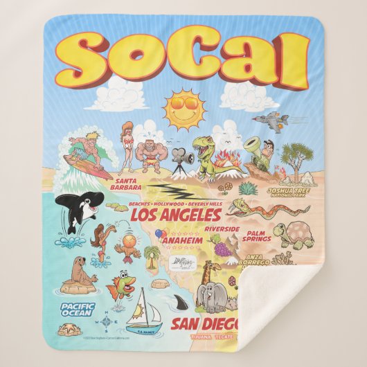 Gemiddelde SoCal Sherpa Deken (Voorkant)