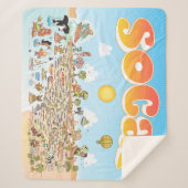 Gemiddelde SoCal Sherpa Deken (Voorkant)