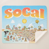 Gemiddelde SoCal Sherpa Deken (Voorkant (horizontaal))