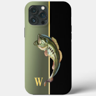 Gemiddelde springende baars vissen Monogram Case-M Case-Mate iPhone Case
