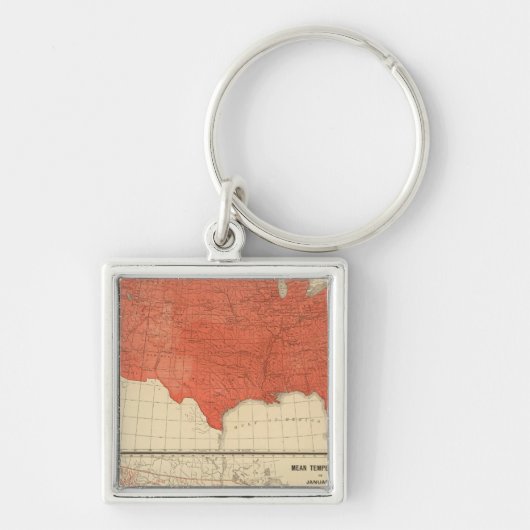 Gemiddelde temperatuur sleutelhanger (Voorkant)