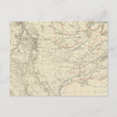 Gemiddelde temperatuur VS Briefkaart (Voorkant)