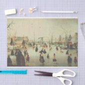 GEMIDDELDE TOESTEMMING IN EEN VILLAGE WEEFSELPAPIE TISSUEPAPIER (Craft)