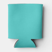 Gemiddelde turquoise Solid Color Blikjeskoeler (Voorkant)