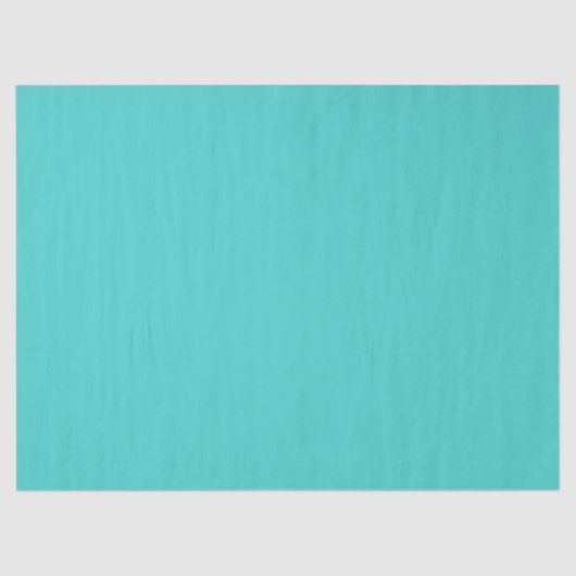 Gemiddelde turquoise Solid Color Tissuepapier (Voorkant)