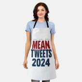 Gemiddelde Tweets 2024 Grappige Verkiezing Trump Schort (Gedragen)