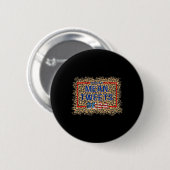 Gemiddelde Tweets 2024 Ronde Button 5,7 Cm (Voorkant /achterkant)
