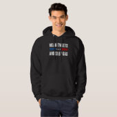 Gemiddelde tweets en 1 87 gas 5 hoodie (Voorkant volledig)