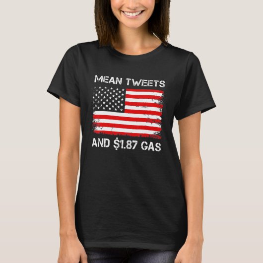 Gemiddelde tweets en 1 87 gas t-shirt (Voorkant)