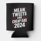 Gemiddelde tweets en goedkoop gas Donald Trump 202 Blikjeskoeler (Voorkant)