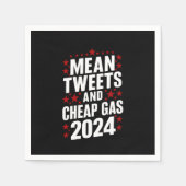 Gemiddelde tweets en goedkoop gas Donald Trump 202 Servet (Voorkant)