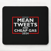 Gemiddelde tweets en goedkoop gas grappig 2024 Pro Muismat (Voorkant)