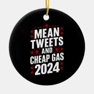 Gemiddelde Tweets En Goedkope Benzine Donald Trump Keramisch Ornament