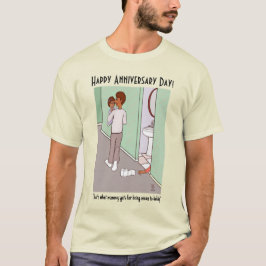 Gemiddelde Vaderdag Natuurlijke Mannen T-Shirt