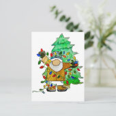 Gemiddelde Verwarde Gnome Briefkaart (Staand voorkant)