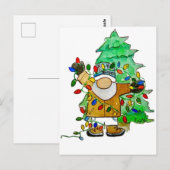 Gemiddelde Verwarde Gnome Briefkaart (Voorkant / Achterkant)