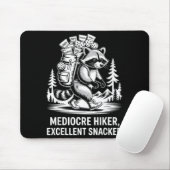 Gemiddelde wandelaar uitstekende snacker grappige muismat (Met muis)