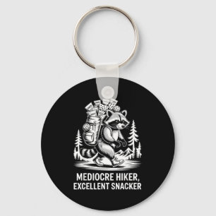 Gemiddelde wandelaar uitstekende snacker grappige sleutelhanger