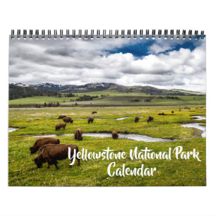 Gemiddelde Yellowstone Parkkalender Kalender