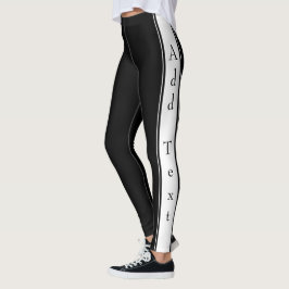 Gemigreerd ontwerp - Tekst toevoegen Leggings
