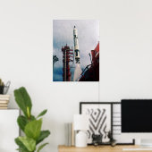 Gemini 11 Start Poster (Thuiskantoor)