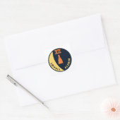 Gemini 12 Lovell en Aldrin Vierkante Sticker (Envelop)
