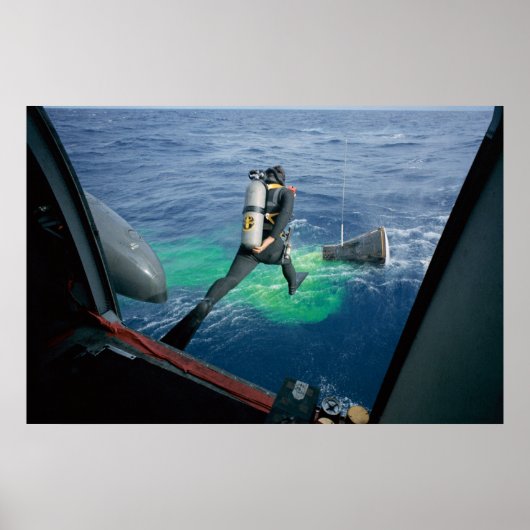 Gemini 12 Splashdown & Recovery Poster (Voorkant)