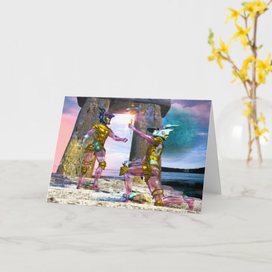 GEMINI 2 Zodiac Birthday Kaart (Gele Bloem)