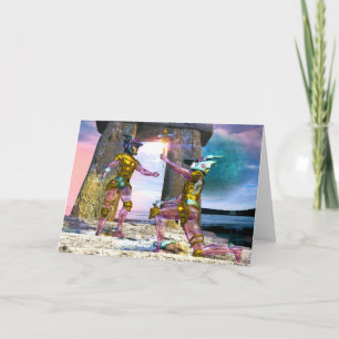 GEMINI 2 Zodiac Birthday Kaart