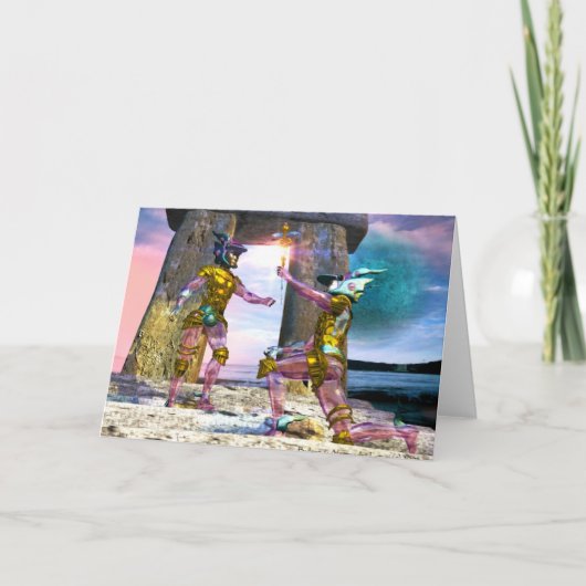 GEMINI 2 Zodiac Birthday Kaart (Voorkant)