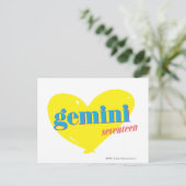 Gemini 3 briefkaart (Staand voorkant)