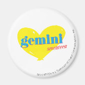 Gemini 3 magneet (Voorkant)