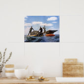 Gemini 6A Splashdown & Recovery Poster (Keuken)