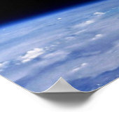 Gemini 7 orbiting Earth, bekeken vanuit Gemini 6A Poster (Hoek)