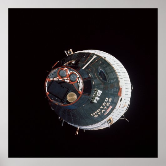 Gemini 7 ruimtevaartuig, gezien vanuit Gemini 6A Poster (Voorkant)