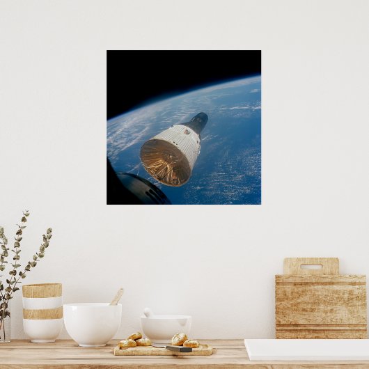 Gemini 7 ruimtevaartuig, gezien vanuit Gemini 6A Poster (Keuken)