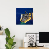 Gemini 8 Capsule Armstrong Scott Recovery C 1966 Poster (Thuiskantoor)