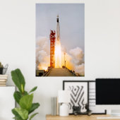 Gemini 9A Uitgebreide Target Docking Adapter start Poster (Thuiskantoor)