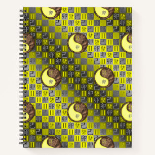 Gemini & Aardse Konijn Spiraal Notebook Notitieboek