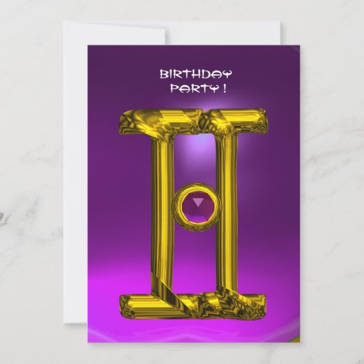 GEMINI AMETHYST, Alexandriet felgeel Aankondiging (Voorkant)