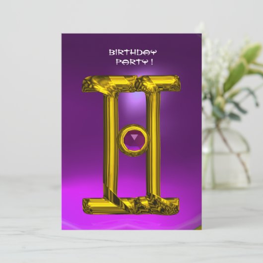 GEMINI AMETHYST, Alexandriet felgeel Aankondiging (Staand voorkant)