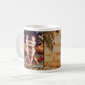 Gemini Ancient Zodiac Sign Astrology Coffee Cup Koffiemok (Voorkant links)