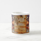 Gemini Ancient Zodiac Sign Astrology Coffee Cup Koffiemok (Center)