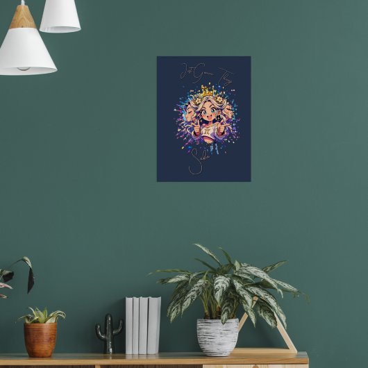 Gemini Anime Sweet 16 Custom Poster (Woonkamer 1)